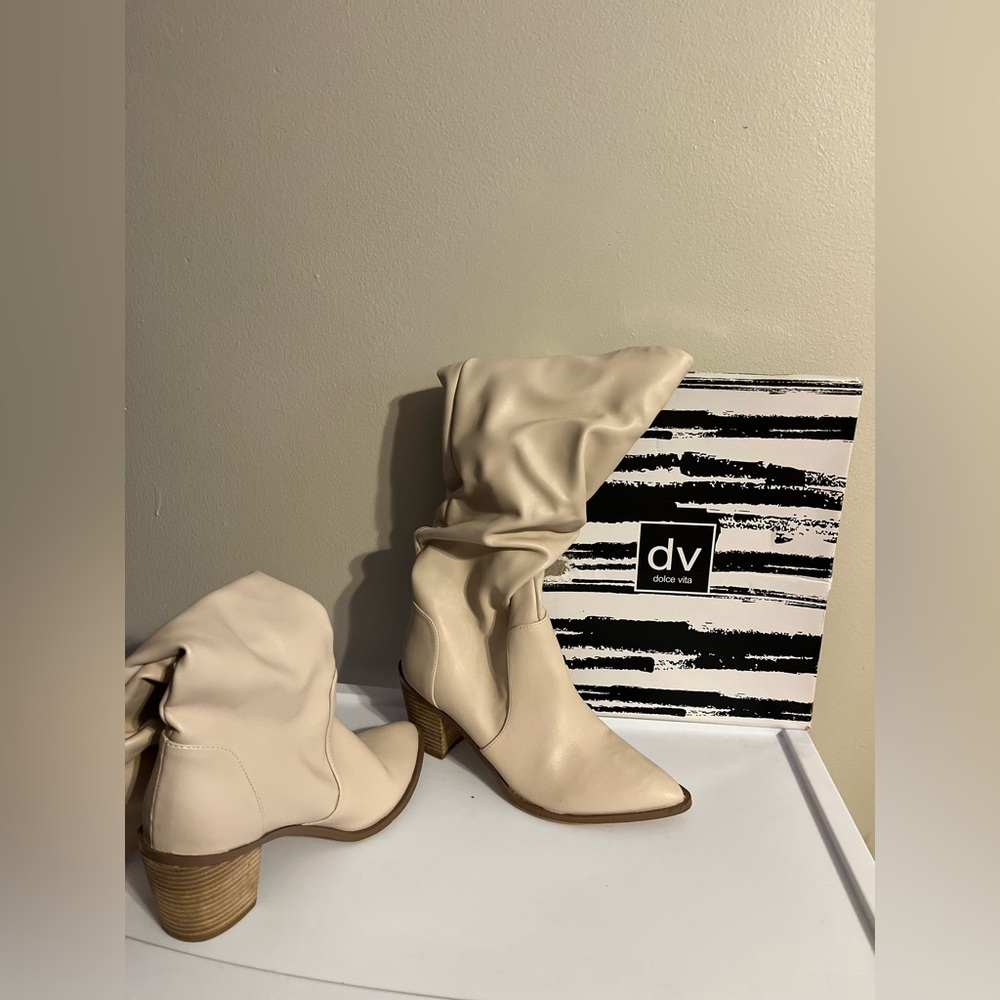DV by Dolce Vita Beige Heeled Boots